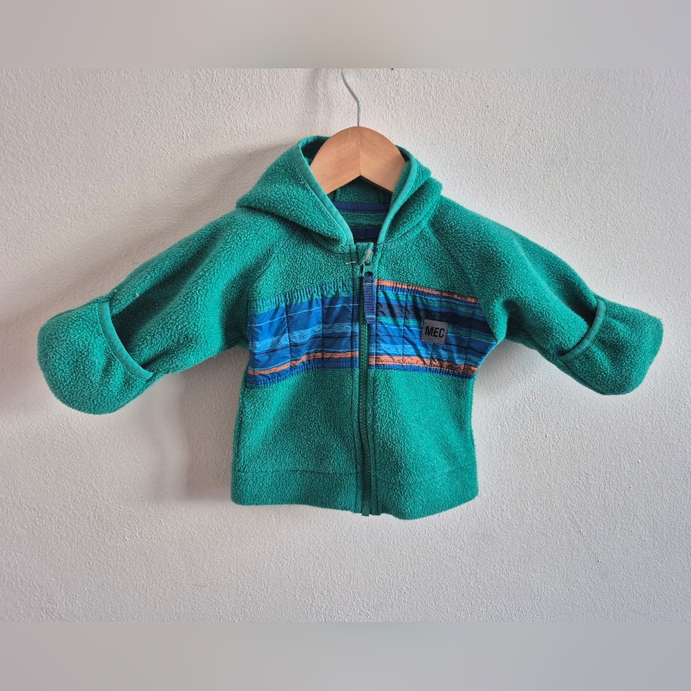 MEC 6 Month Fleece Jacket With Fold Over Mittens